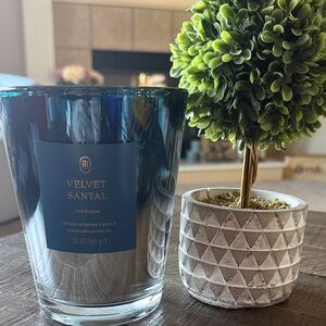 Threshold Velvet Santal Blue Ombré Luxury Scented Candle - NEW!